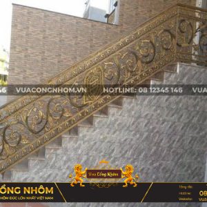 Cầu thang nhôm đúc CT14 – Vua Cổng Nhôm