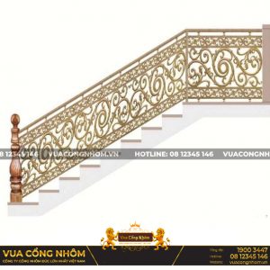Cầu thang nhôm đúc CT17 – Vua Cổng Nhôm