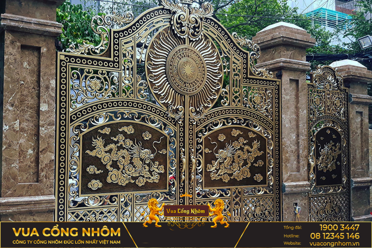 Cổng nhôm đúc Nam Định