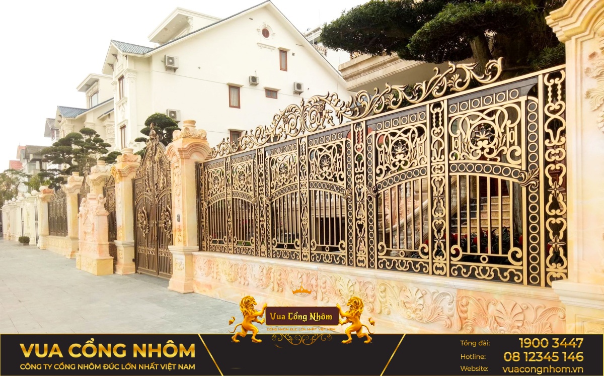 ưu điểm hàng rào nhôm đúc