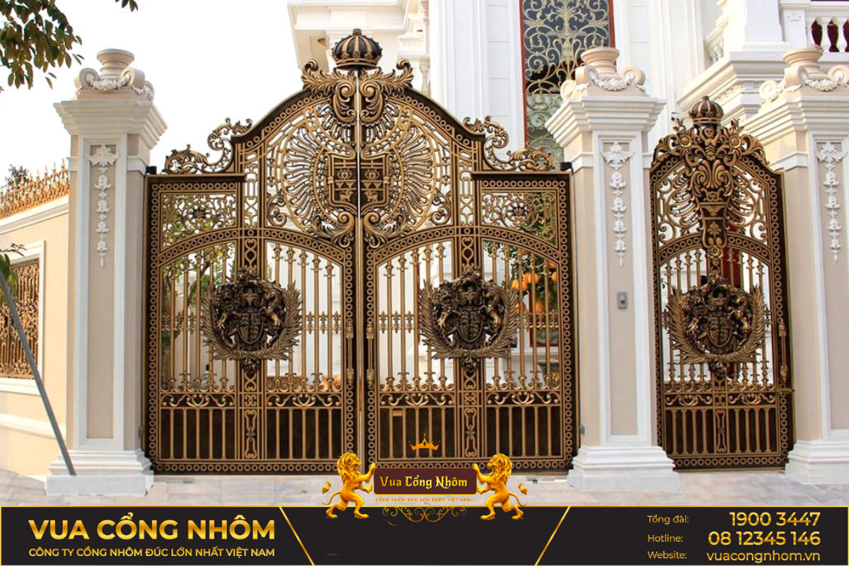 cổng nhôm đúc bắc giang