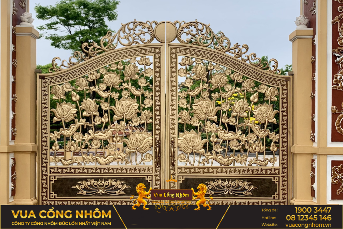 cổng nhôm đúc bắc giang