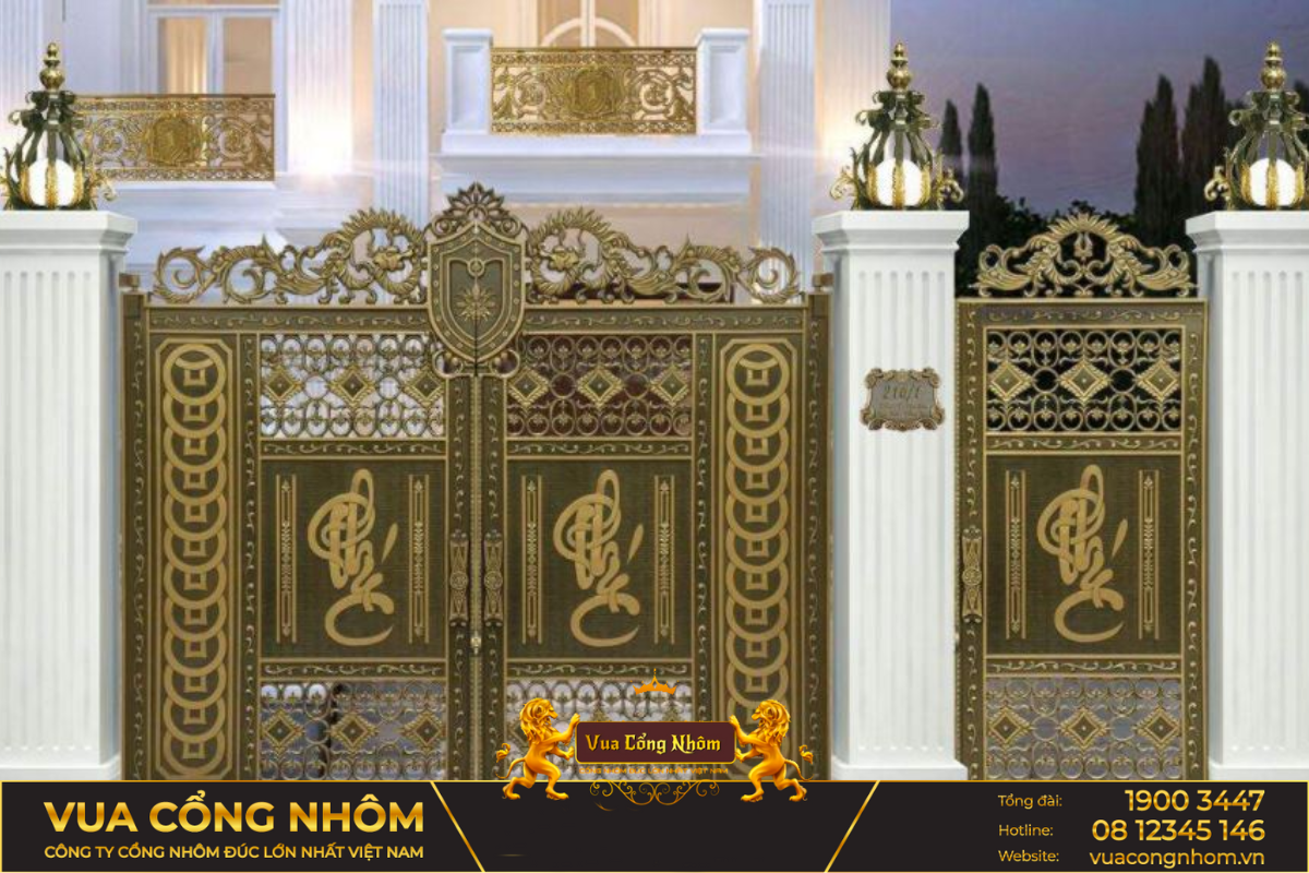 cổng nhôm đúc bắc giang