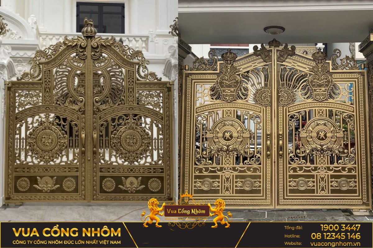 cổng nhôm đúc lạng sơn