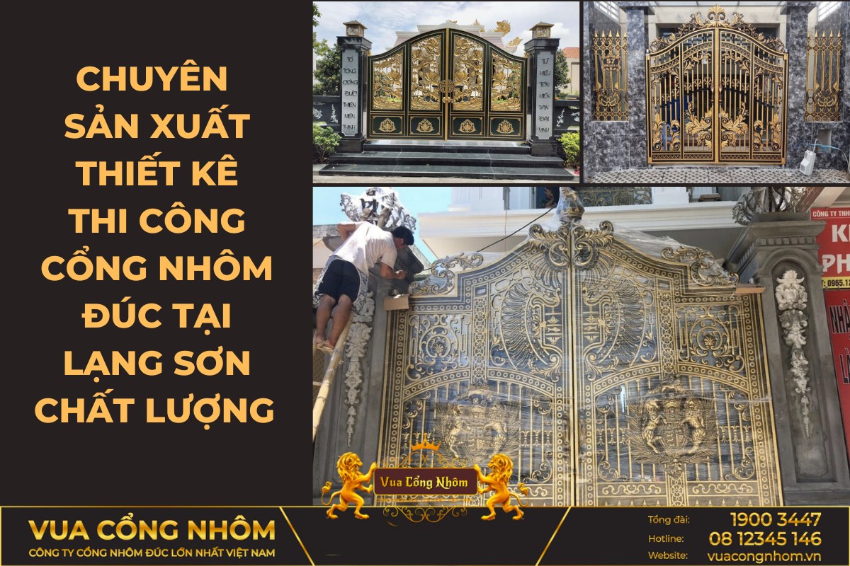 cổng nhôm đúc lạng sơn
