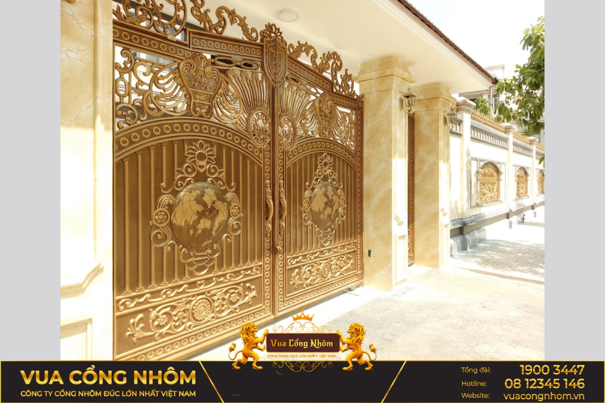 cổng nhôm đúc lạng sơn