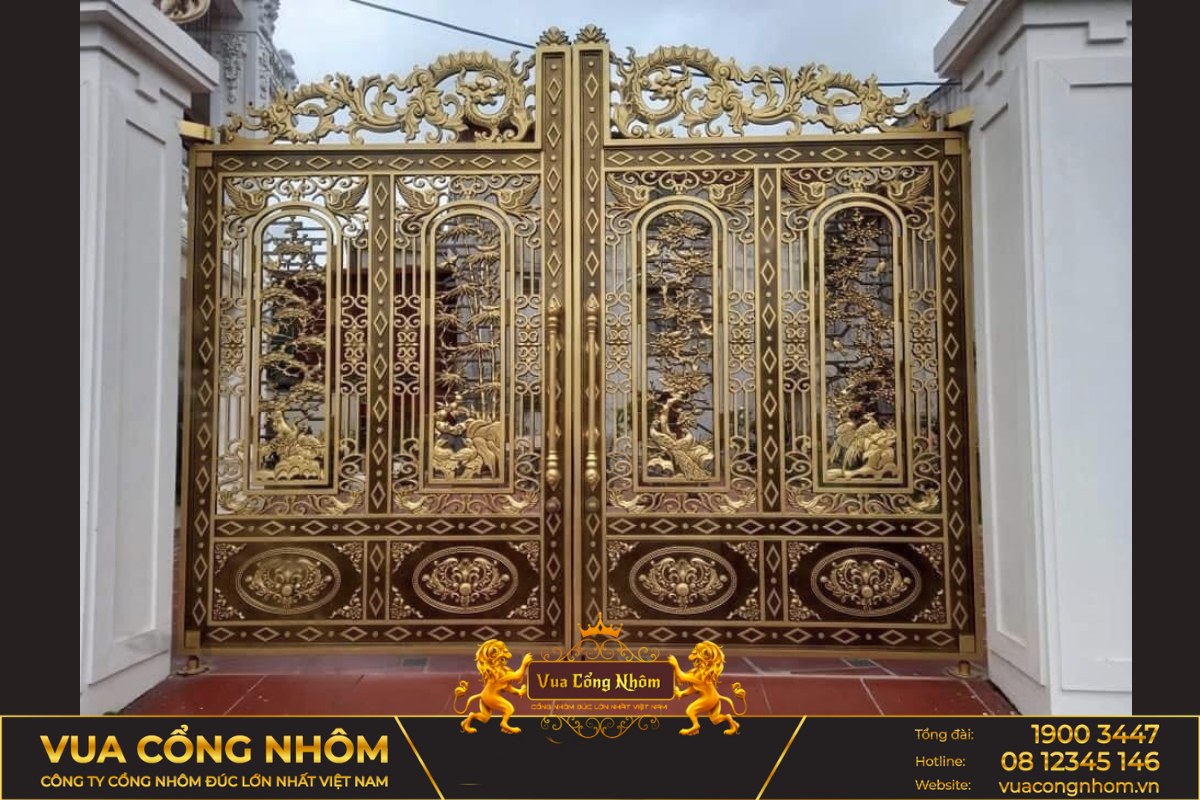 cổng nhôm đúc lạng sơn