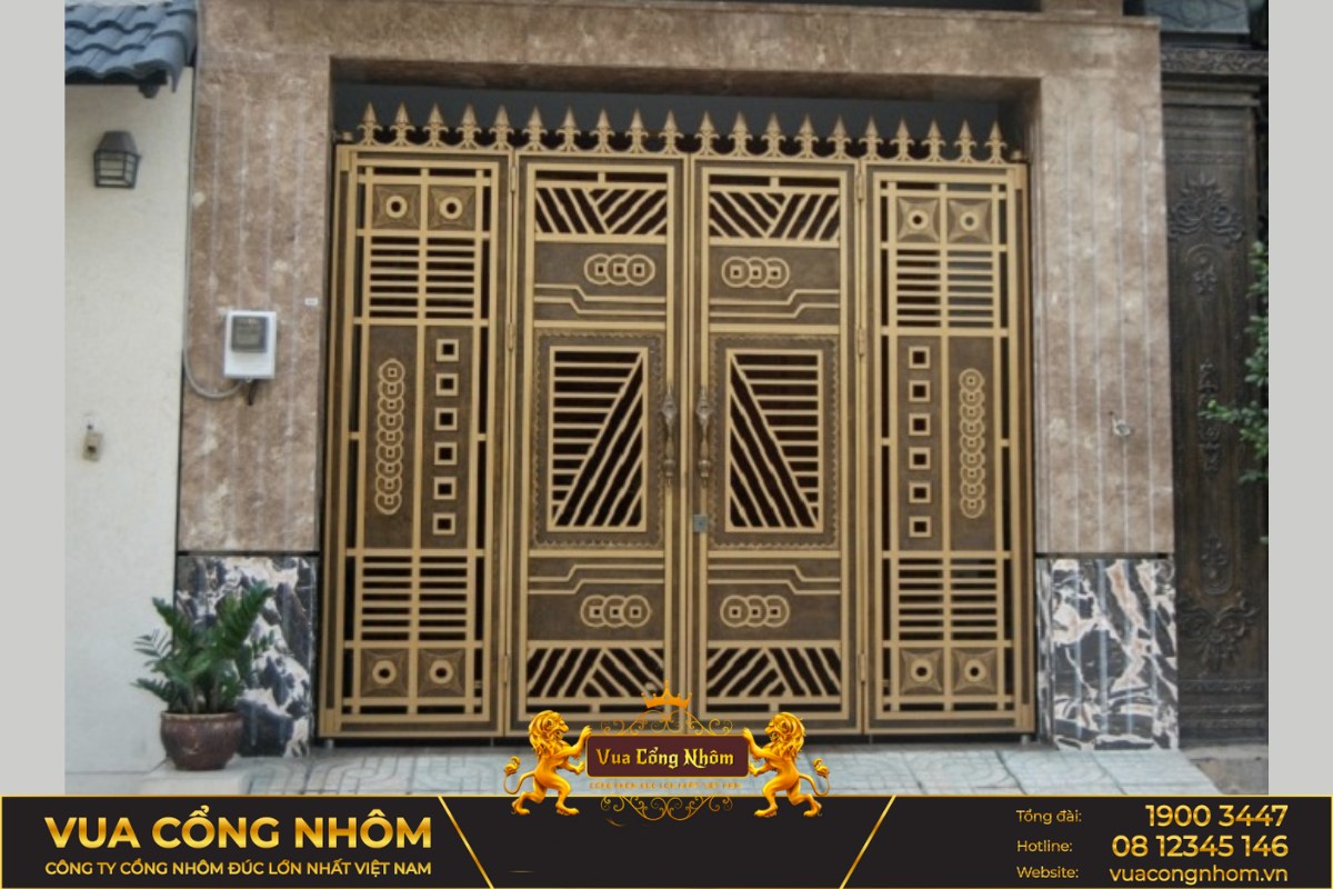 cổng nhôm đúc lạng sơn