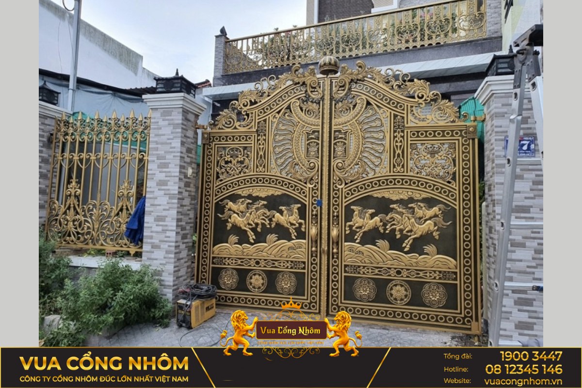 cổng nhôm đúc lạng sơn