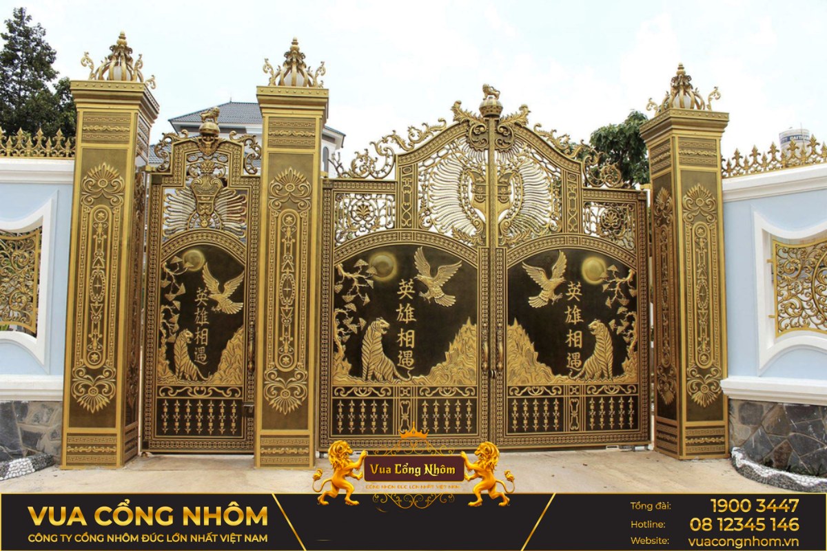 cổng nhôm đúc lạng sơn