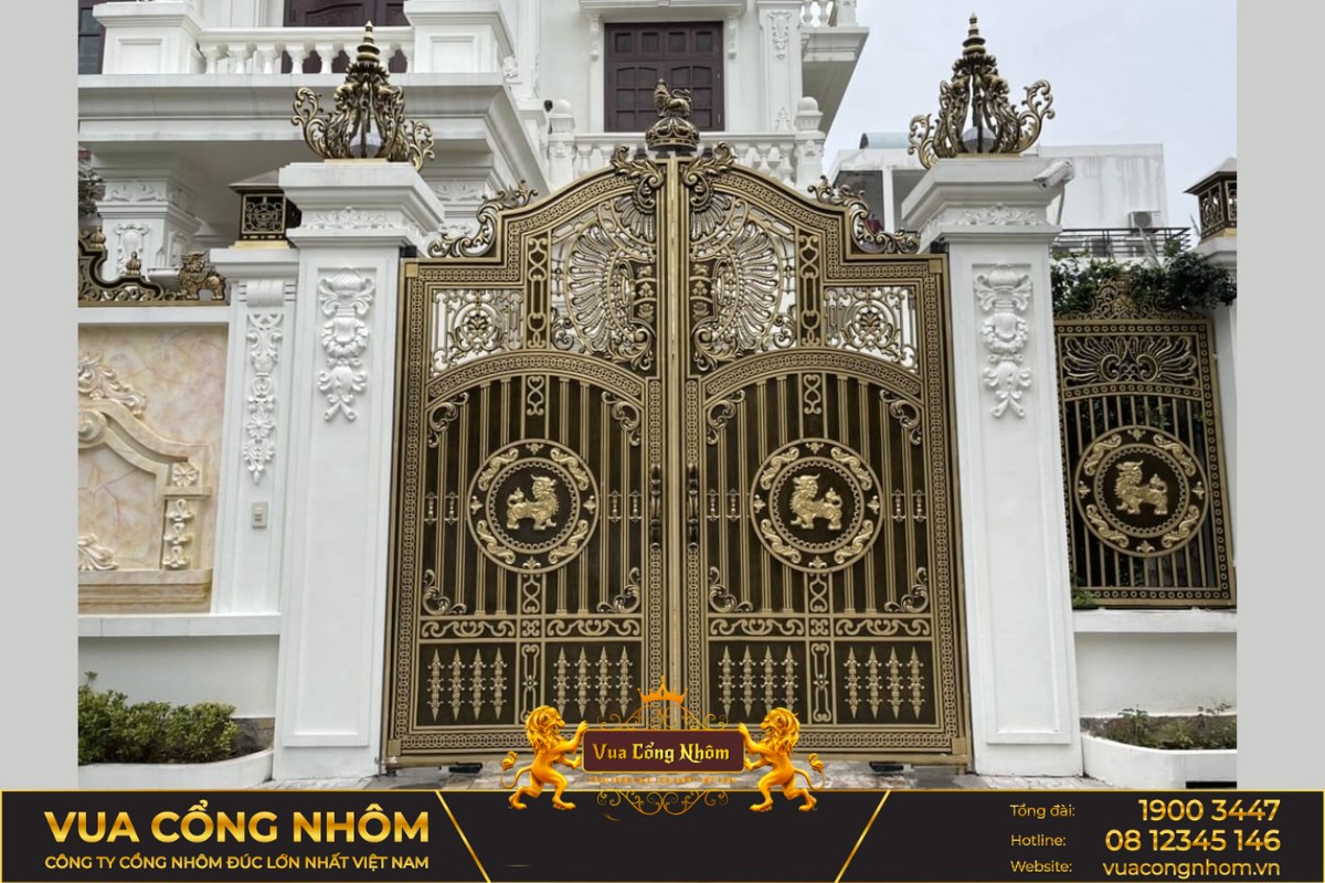 cổng nhôm đúc lạng sơn