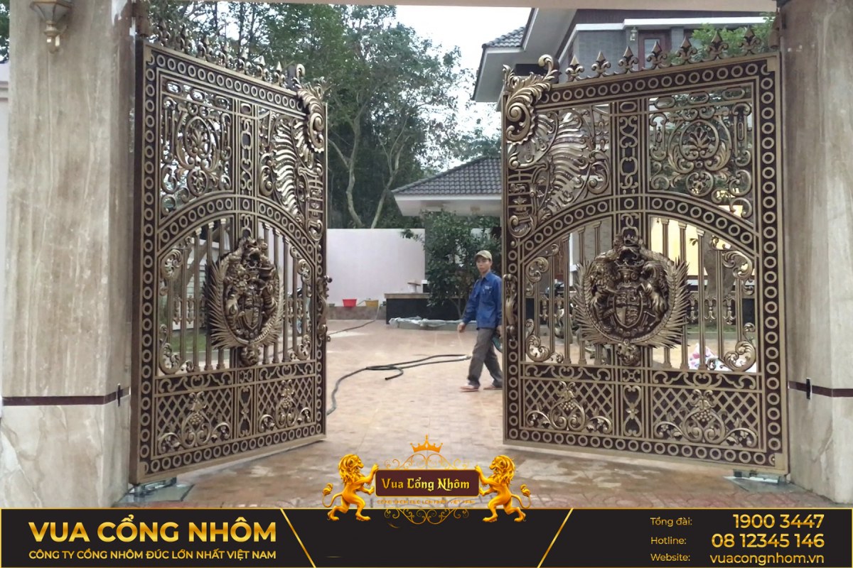 cổng nhôm đúc phú thọ