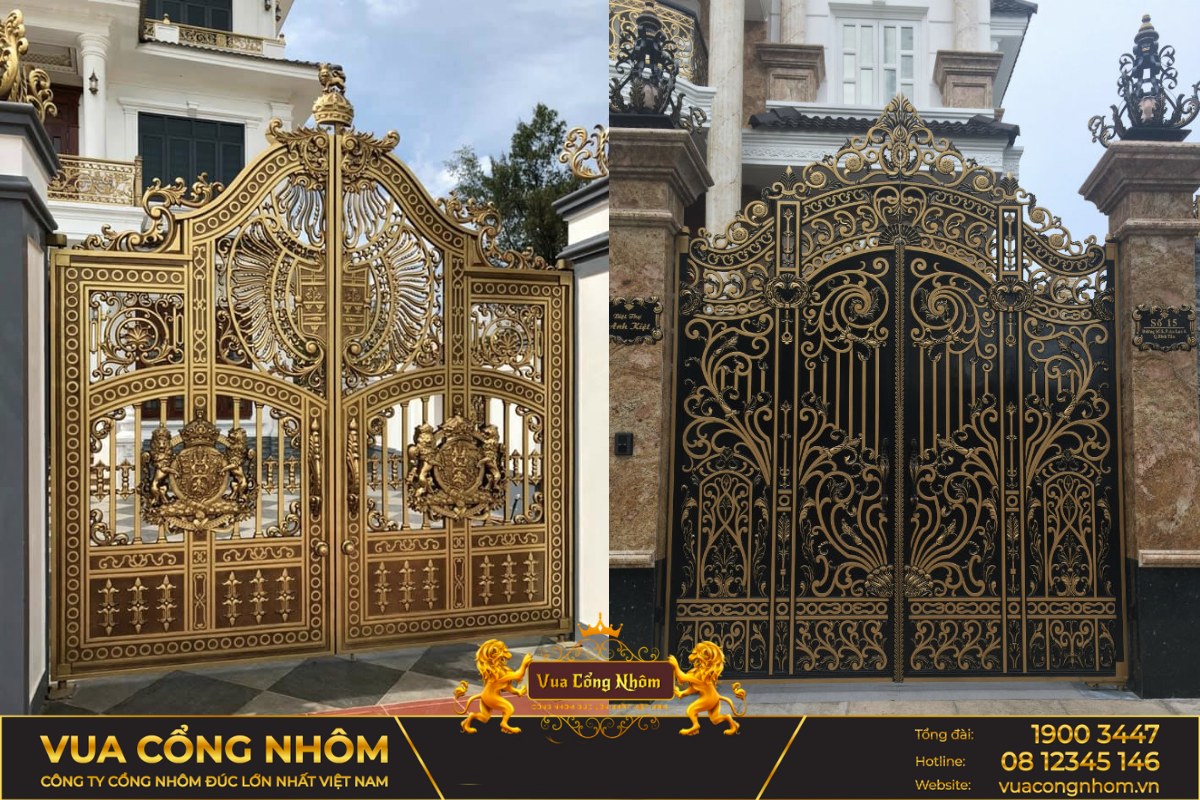 cổng nhôm đúc phú thọ