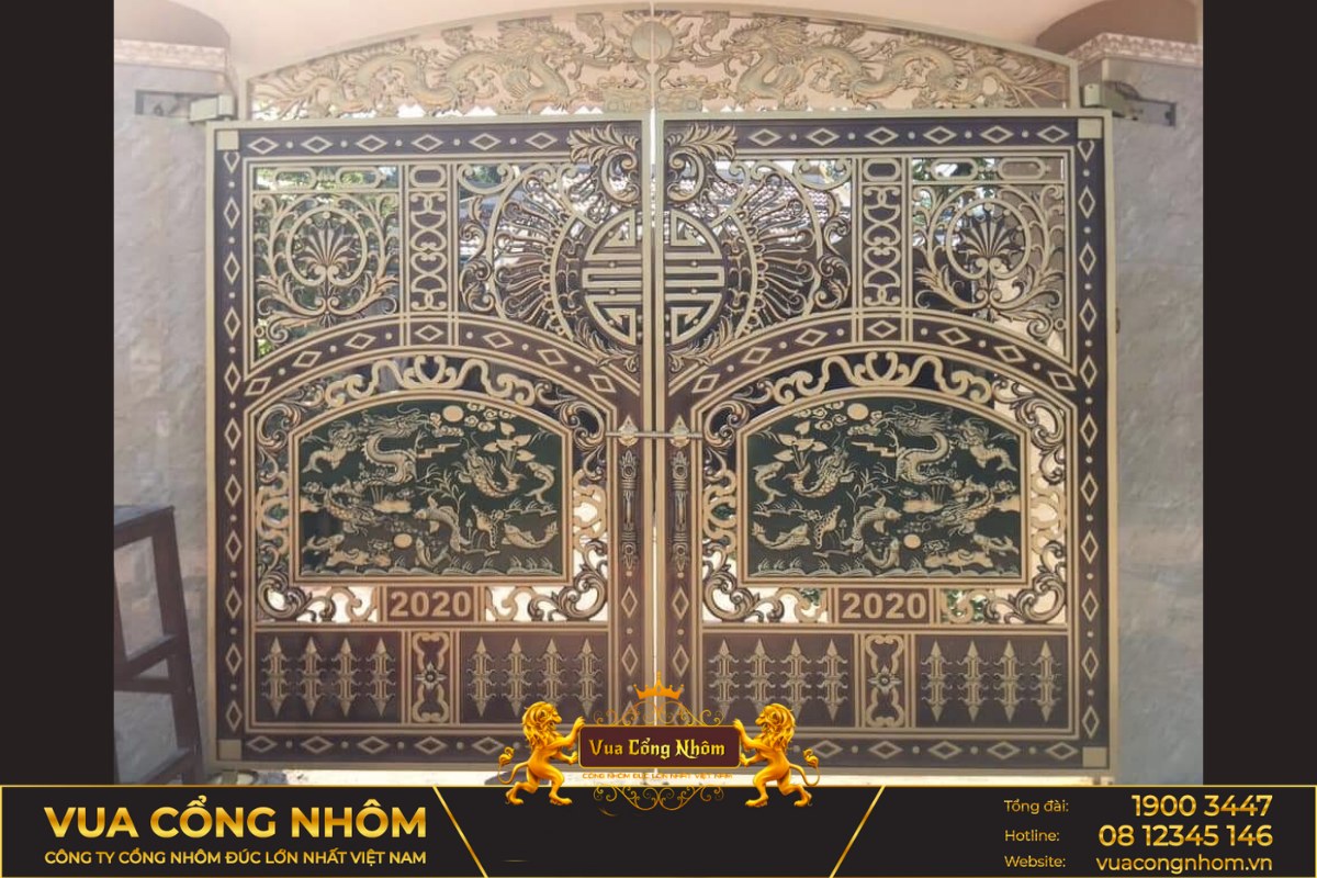 cổng nhôm đúc phú thọ