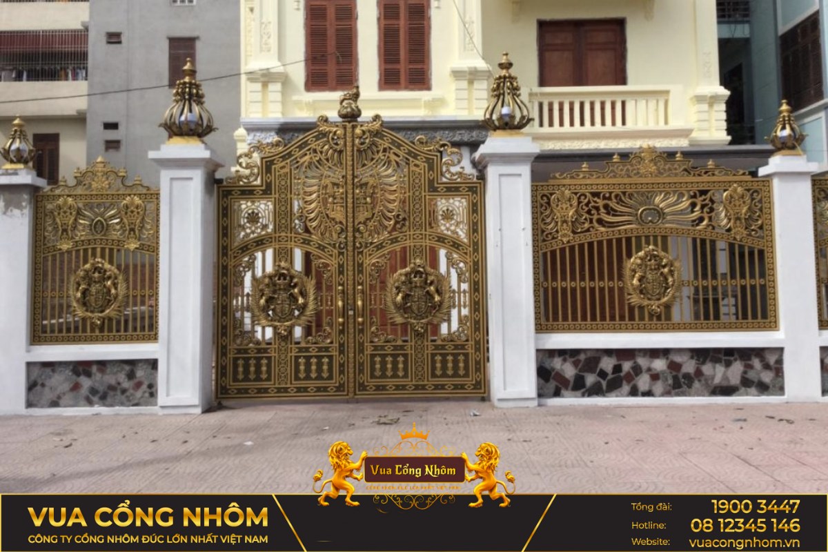 cổng nhôm đúc sơn la